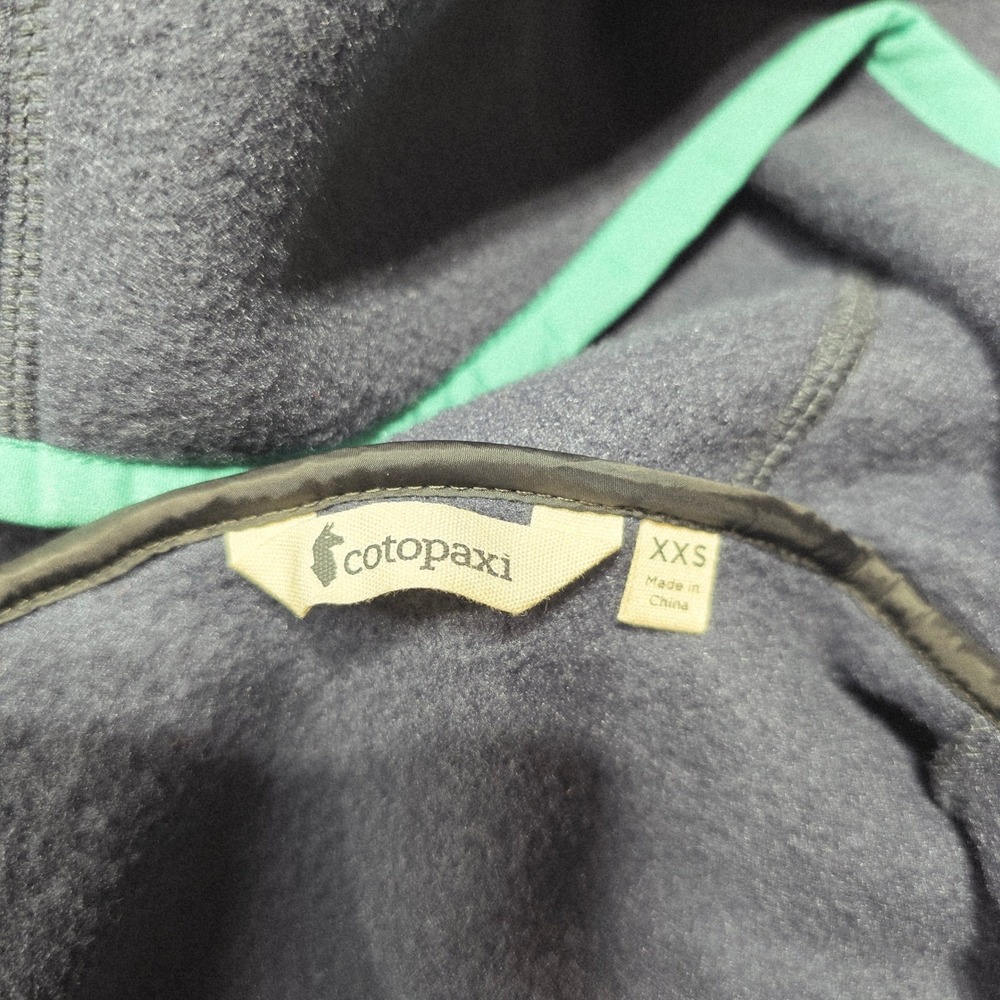 NEW Cotopaxi Women's XXS Teca Fleece Hooded Full-Zip Jacket Saturn Colorblock - Picture 7 of 10